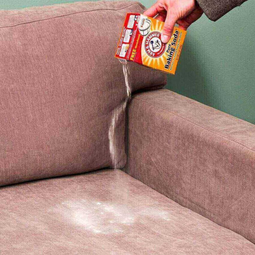 Mách bạn 3 cách làm sạch ghế sofa vải bằng baking soda