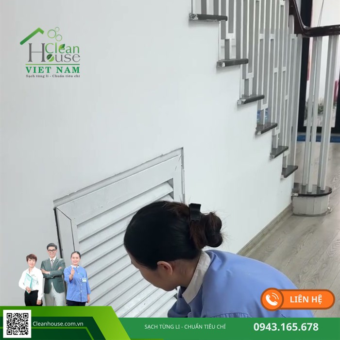 Vệ sinh văn phòng sau cải tạo, sửa chữa: xử lý bụi mịn, sơn, keo