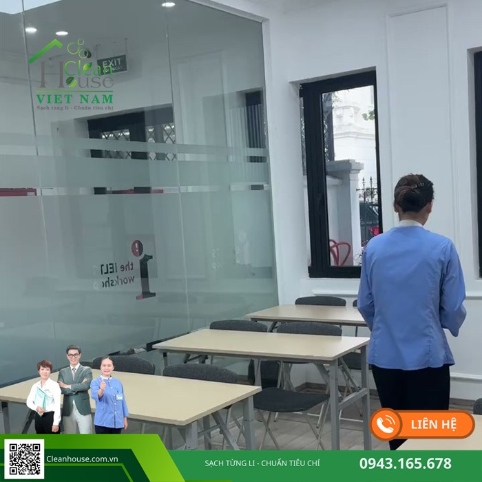 Nhân viên Cleanhouse làm việc